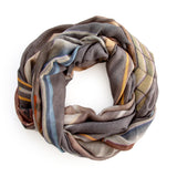 CROSS ROADS skinny wool scarf