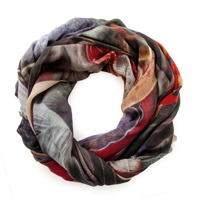 KITCHEN STREET oversized wool scarf