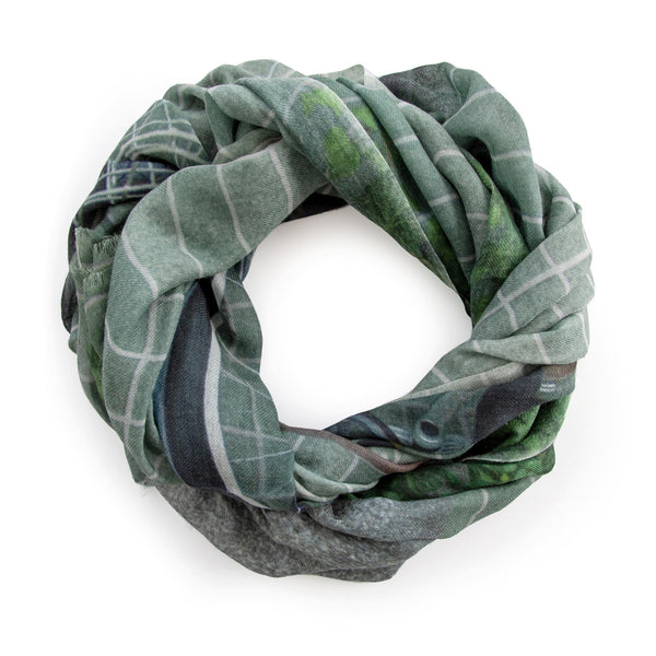 NIPPORI WHEELS skinny wool scarf