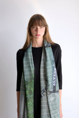 NIPPORI WHEELS skinny wool scarf