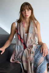 SENSO-JI oversized wool scarf