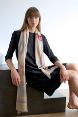 SENSO-JI skinny wool scarf