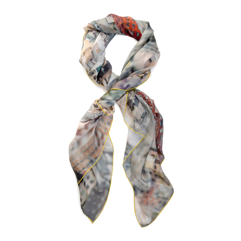 TRIBECA oversized silk scarf