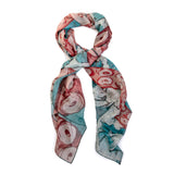 WILLIAMSBURG oversized silk scarf