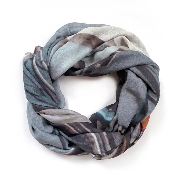 BELGIUM BIKE GANG linen blend scarf