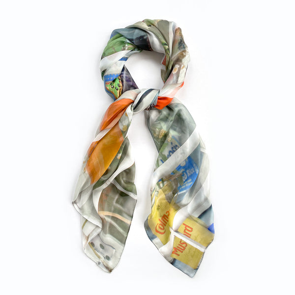 MOTHERLAND CLASSICS silk chiffon scarf