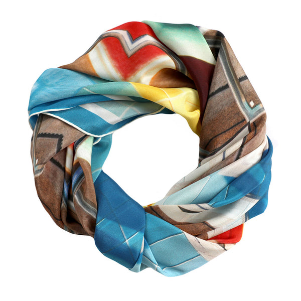 PARNELL STUDY silk scarf