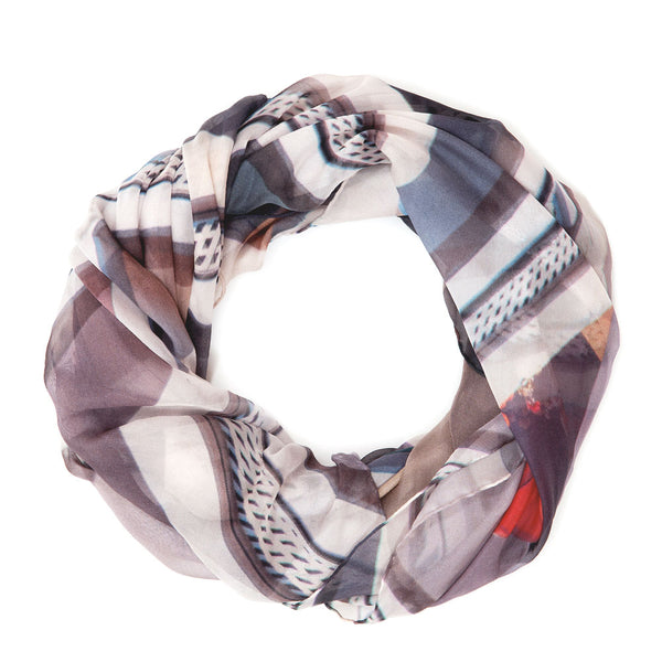 STUDY 3 silk chiffon scarf