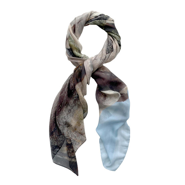 VEGAS silk chiffon scarf
